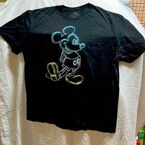Neon Mickey Mouse t shirt (XL)